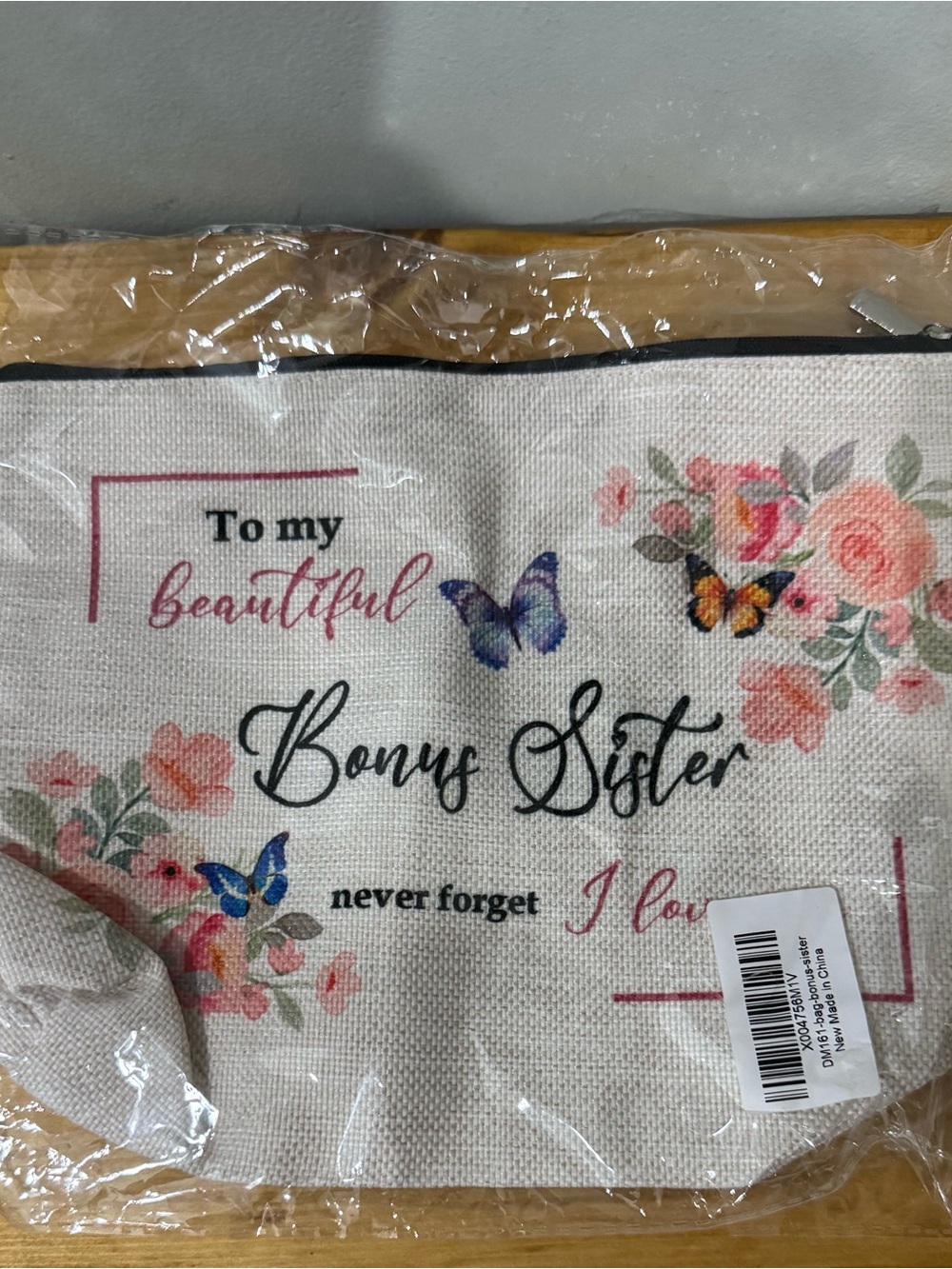 Bonus Sister Floral Makeup Bag